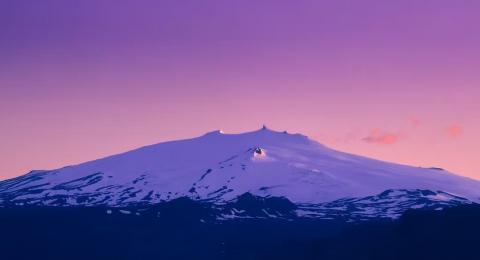 Snæfellsjökull glacier